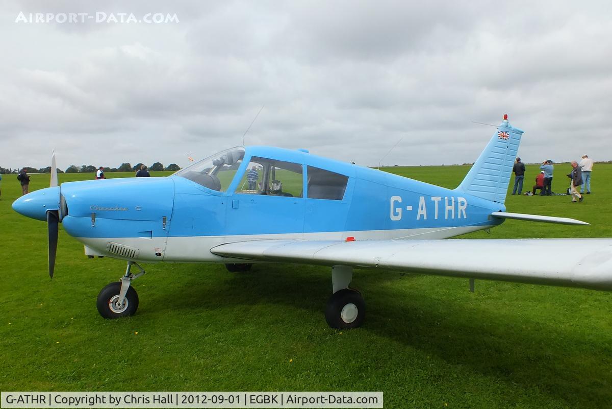 G-ATHR, 1965 Piper PA-28-180 Cherokee C C/N 28-2343, at the LAA Rally 2012, Sywell
