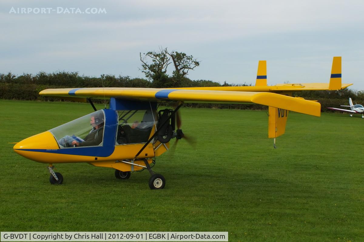 G-BVDT, 1996 CFM Streak Shadow C/N PFA 206-12462, at the LAA Rally 2012, Sywell