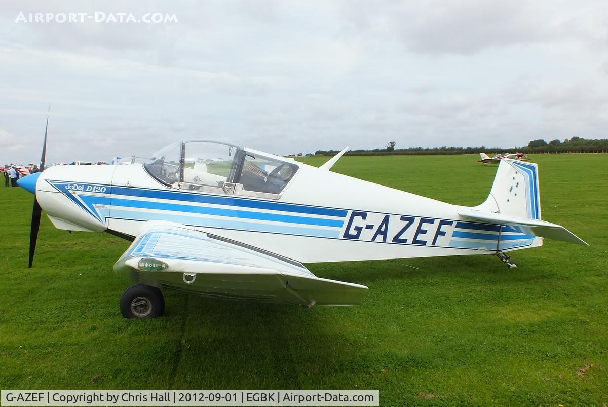 G-AZEF, 1966 Wassmer (Jodel) D-120 Paris-Nice C/N 321, at the LAA Rally 2012, Sywell