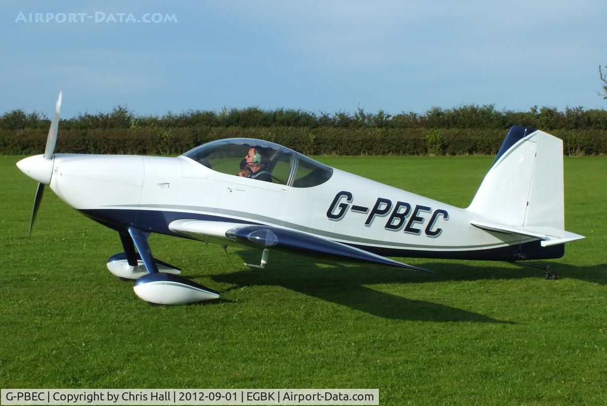 G-PBEC, 2007 Vans RV-7 C/N PFA 323-14382, at the LAA Rally 2012, Sywell