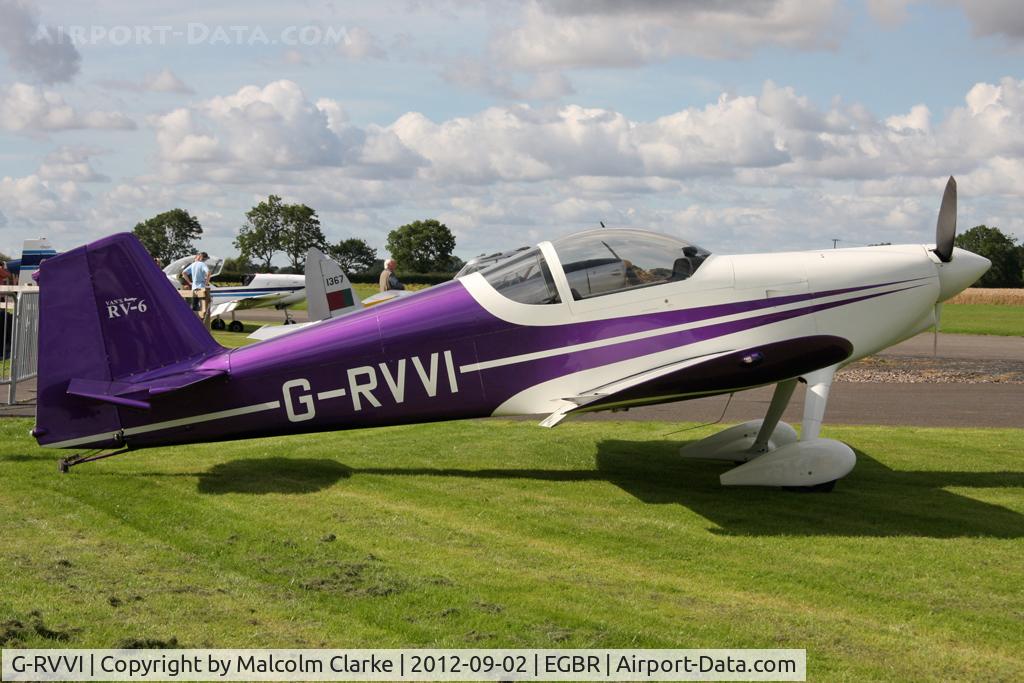 G-RVVI, 2000 Vans RV-6 C/N PFA 181-12418, Vans RV-6 at The Real Aeroplane Club's Wings & Wheels weekend, Breighton Airfield, September 2012