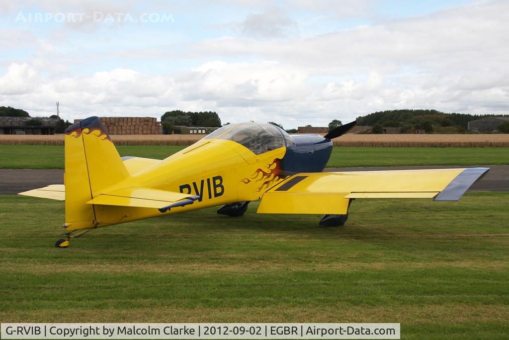 G-RVIB, 2002 Vans RV-6 C/N PFA 181A-13220, Vans RV-6 at The Real Aeroplane Club's Wings & Wheels weekend, Breighton Airfield, September 2012.