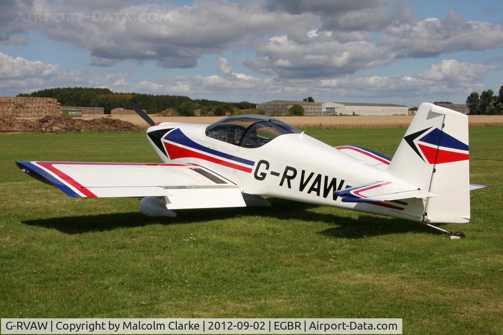 G-RVAW, 2000 Vans RV-6 C/N PFA 181-13234, Vans RV-6 at The Real Aeroplane Club's Wings & Wheels weekend, Breighton Airfield, September 2012.