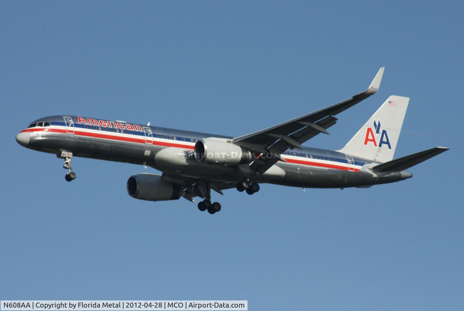 N608AA, 1996 Boeing 757-223 C/N 27446, American 757