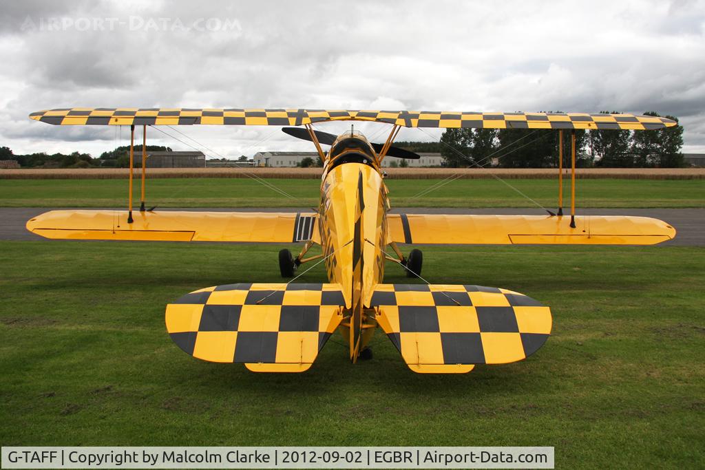 G-TAFF, 1957 CASA 1-131E Jungmann C/N 1129, CASA 1-131-E3B at The Real Aeroplane Company's Wings & Wheels weekend, Breighton Airfield, September 2012.