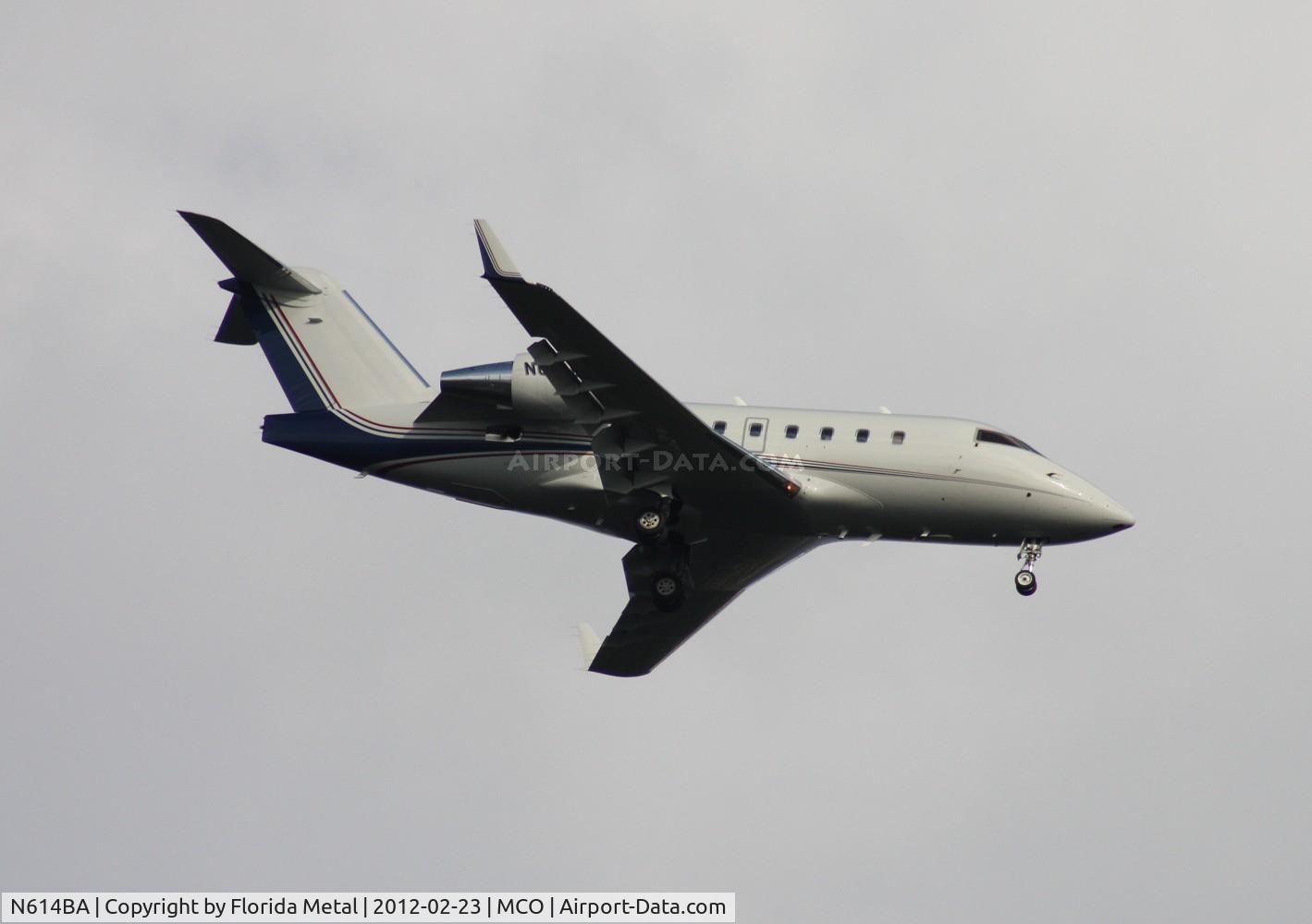 N614BA, 2005 Bombardier Challenger 604 (CL-600-2B16) C/N 5614, Challenger 604