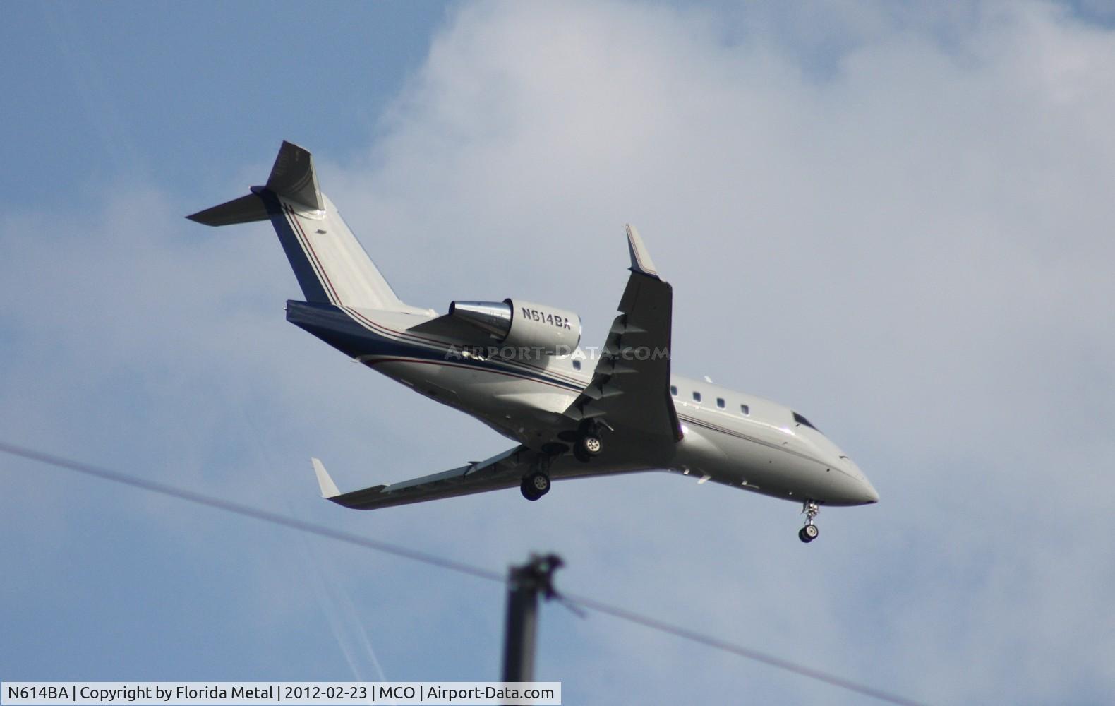 N614BA, 2005 Bombardier Challenger 604 (CL-600-2B16) C/N 5614, Challenger 604