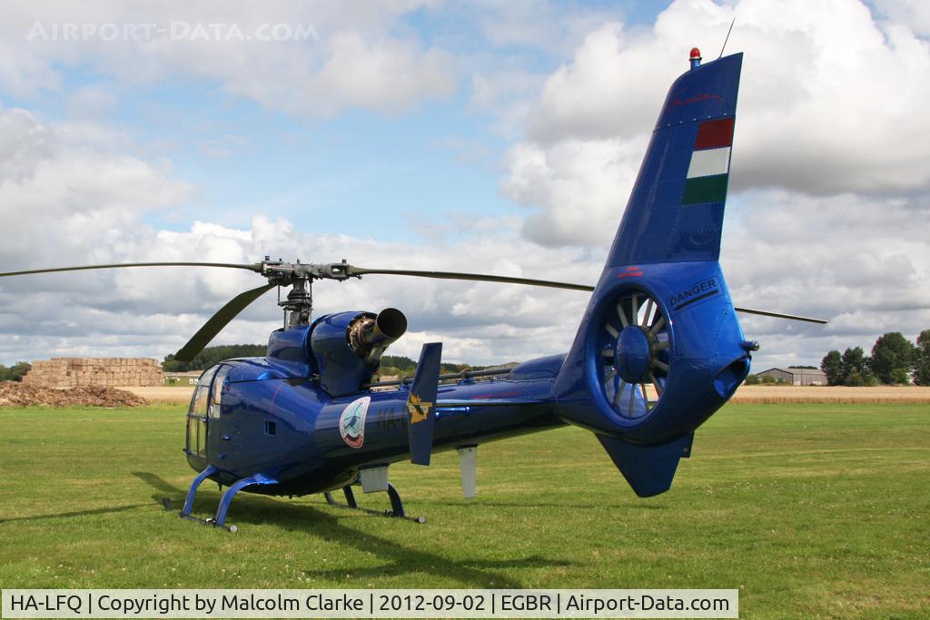 HA-LFQ, 1980 Aerospatiale SA-342L Gazelle C/N 1854, Aerospatiale SA-342L Gazelle at The Real Aeroplane Club's Wings & Wheels weekend, Breighton Airfield, September 2012.
