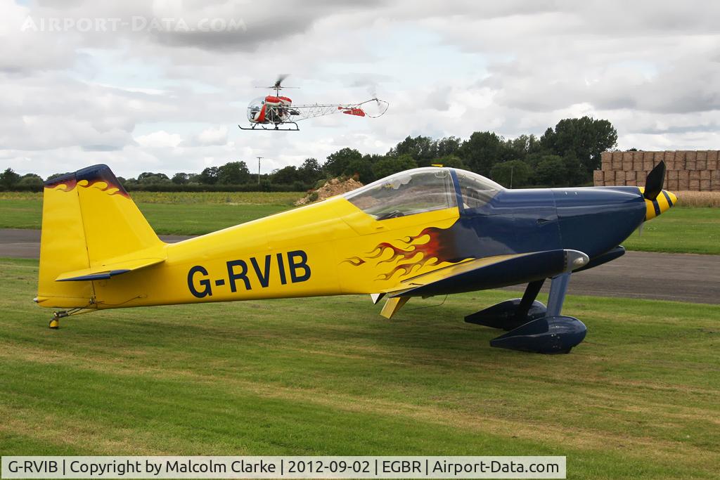 G-RVIB, 2002 Vans RV-6 C/N PFA 181A-13220, RV-6 at The Real Aeroplane Club's Wings & Wheels weekend, Breighton Airfield, September 2012.