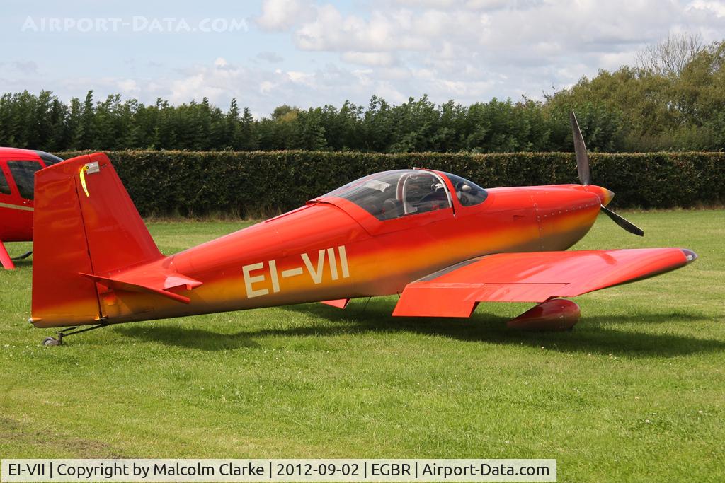 EI-VII, Vans RV-7 C/N 73114, Vans RV-7 at The Real Aeroplane Club's Wings & Wheels weekend, Breighton Airfield, September 2012.