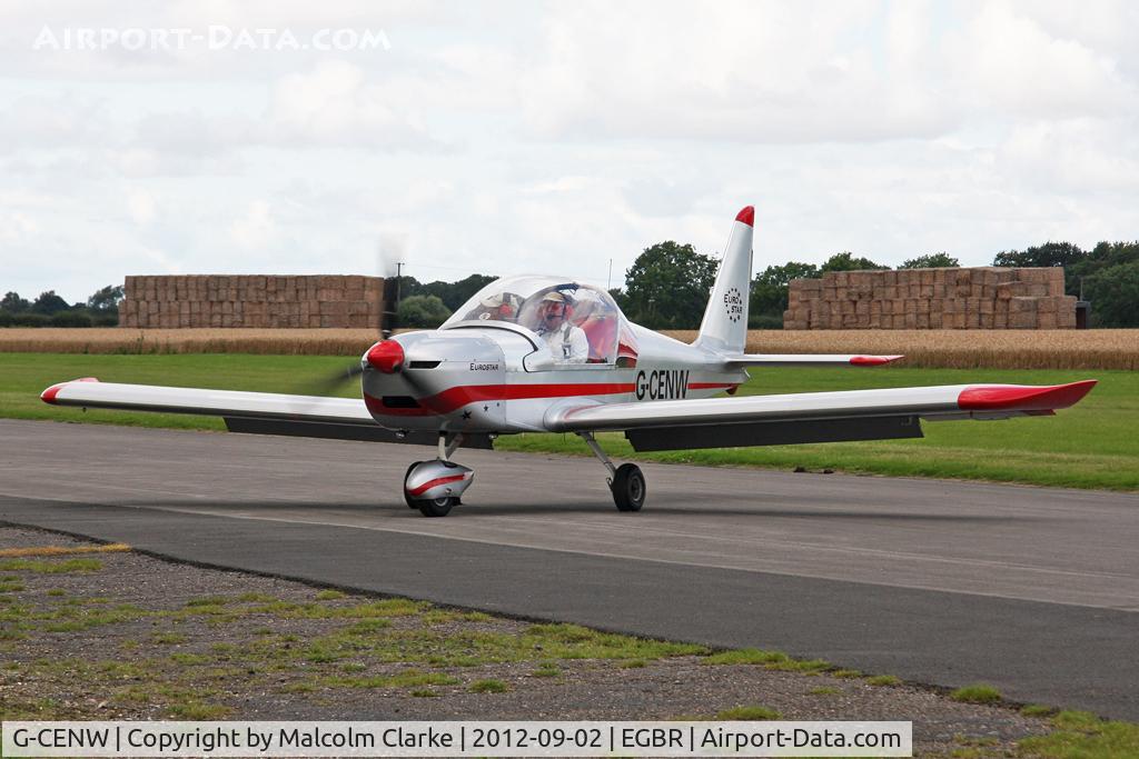 G-CENW, 2007 Aerotechnik EV-97 Eurostar C/N PFA 315-14612, Aerotechnik EV-97 Eurostar at The Real Aeroplane Club's Wings & Wheels weekend, Breighton Airfield, September 2012.
