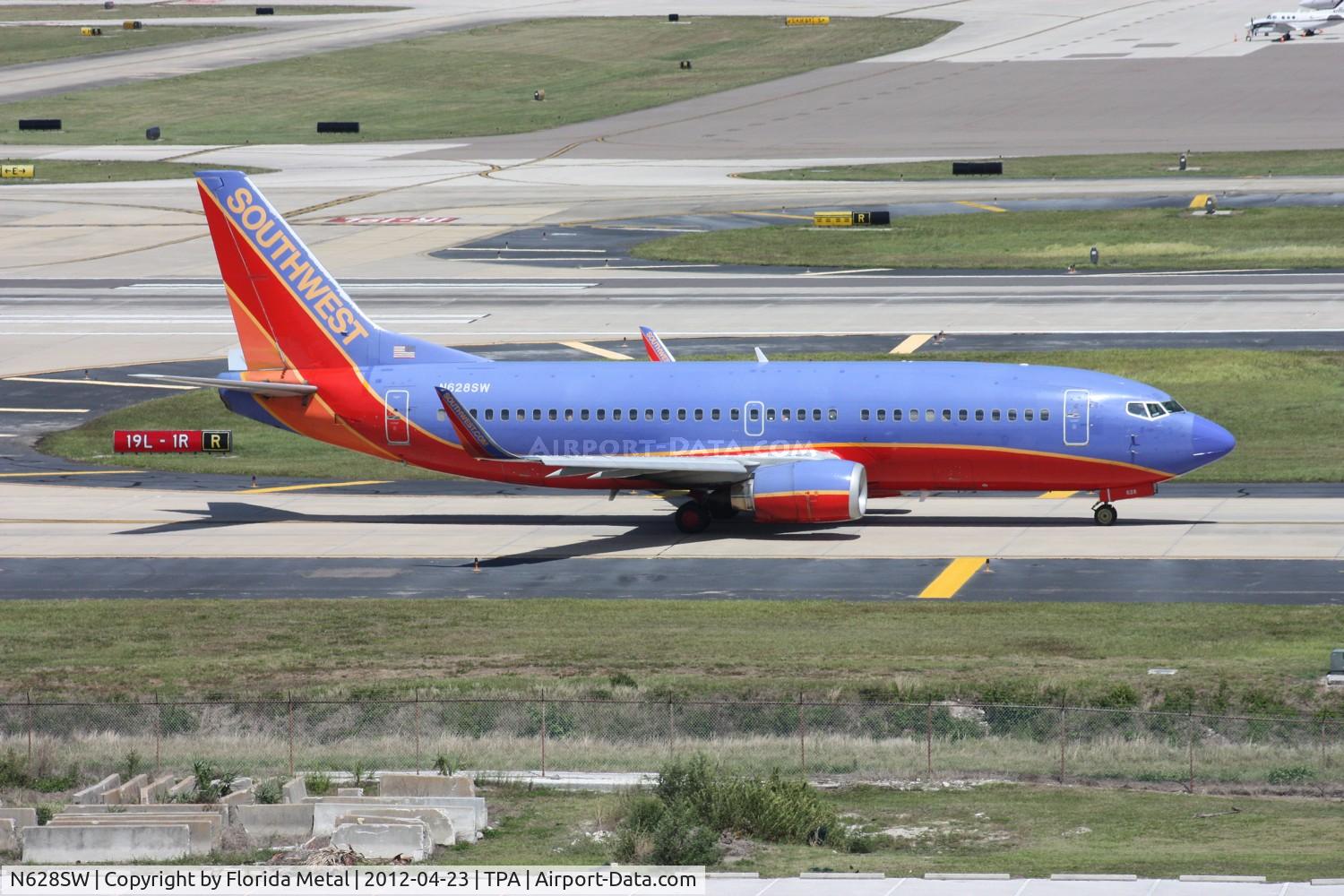 N628SW, 1996 Boeing 737-3H4 C/N 27703, Southwest 737