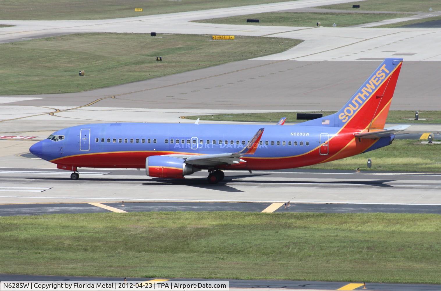 N628SW, 1996 Boeing 737-3H4 C/N 27703, Southwest 737