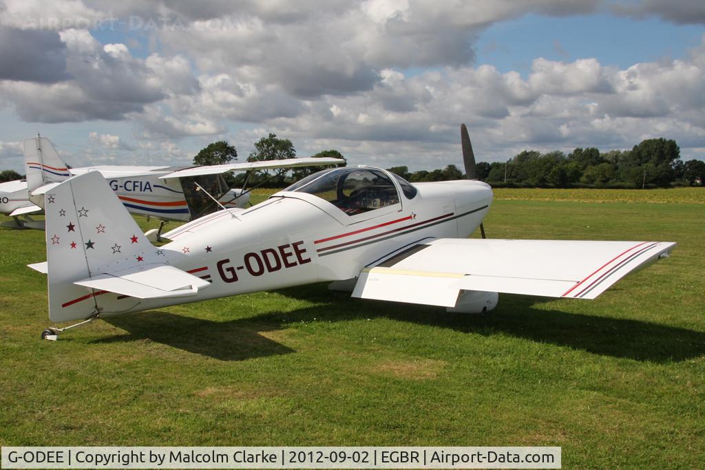 G-ODEE, 2002 Vans RV-6 C/N PFA 181A-13173, Vans RV-6 at The Real Aeroplane Club's Wings & Wheels weekend, Breighton Airfield, September 2012.