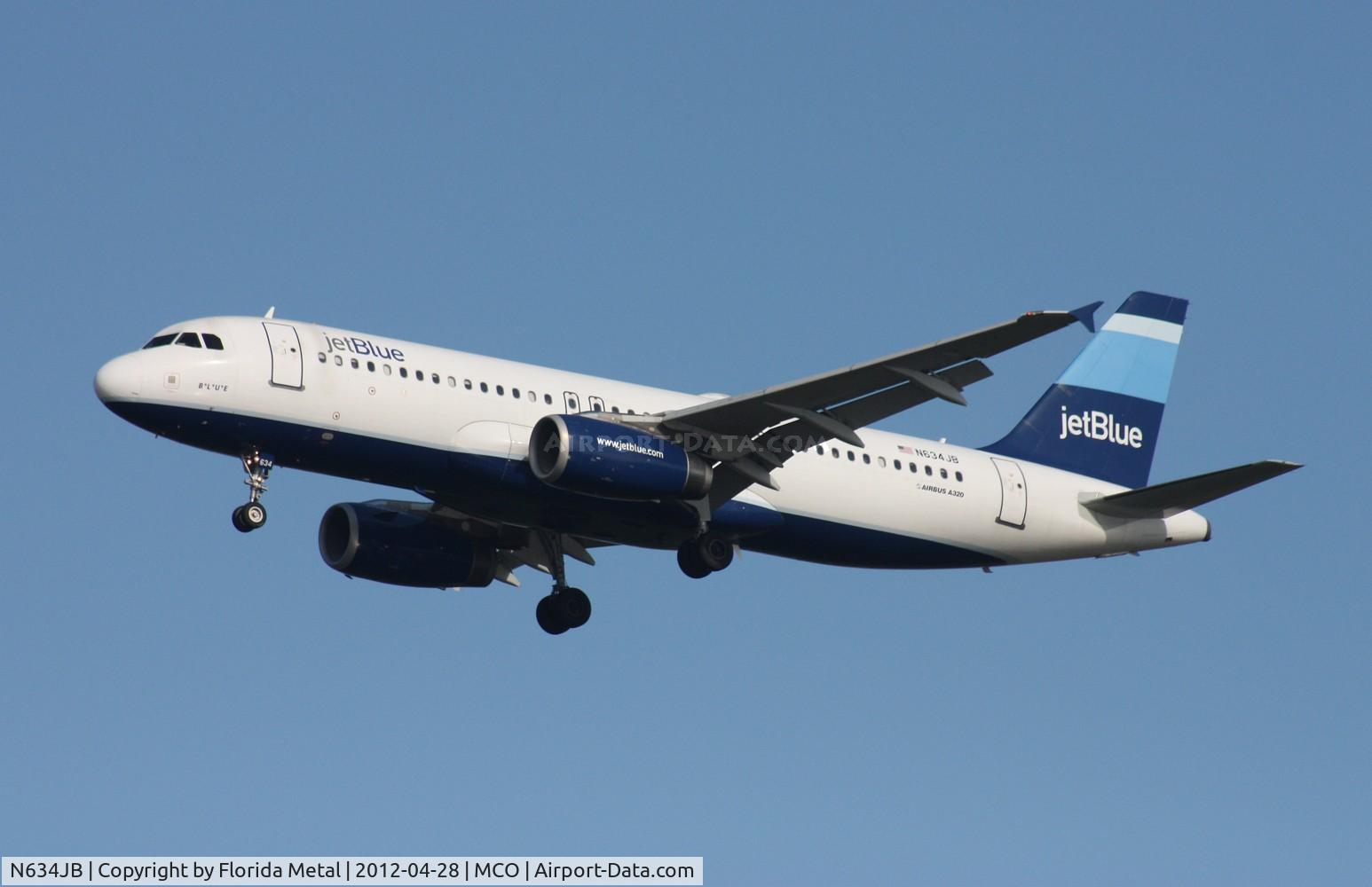 N634JB, 2006 Airbus A320-232 C/N 2710, Jet blue A320