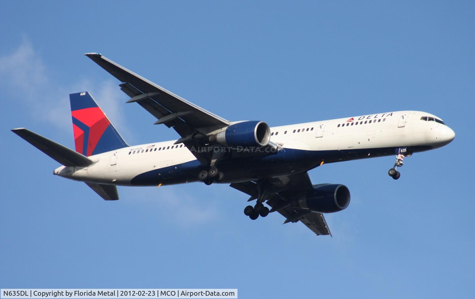 N635DL, 1988 Boeing 757-232 C/N 23762, Delta 757