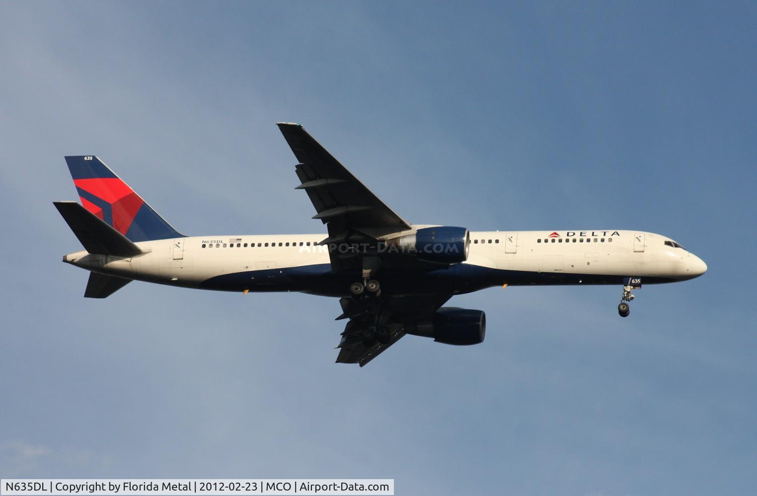 N635DL, 1988 Boeing 757-232 C/N 23762, Delta 757