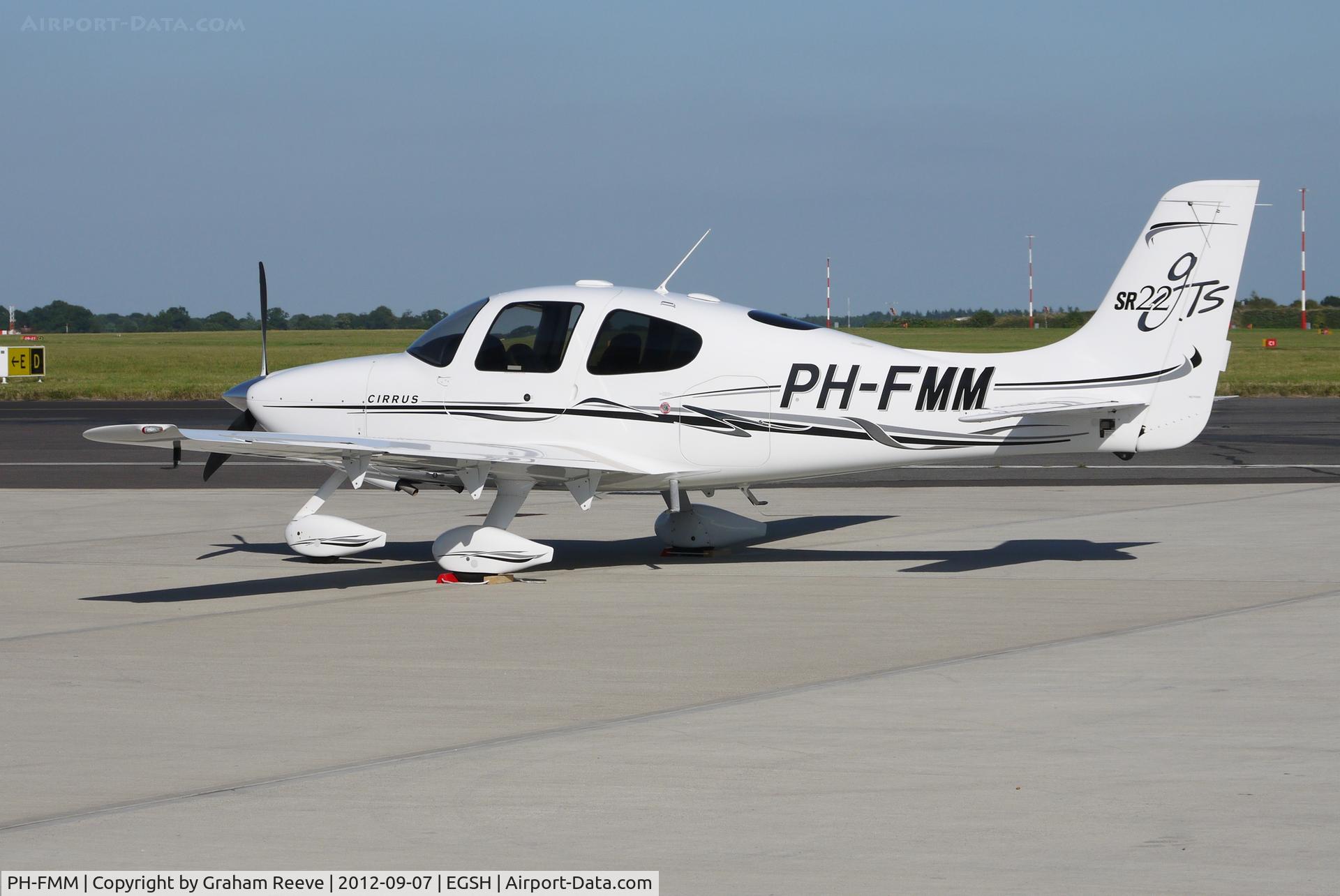 PH-FMM, 2006 Cirrus SR22 GTS C/N 1832, Parked at Norwich.