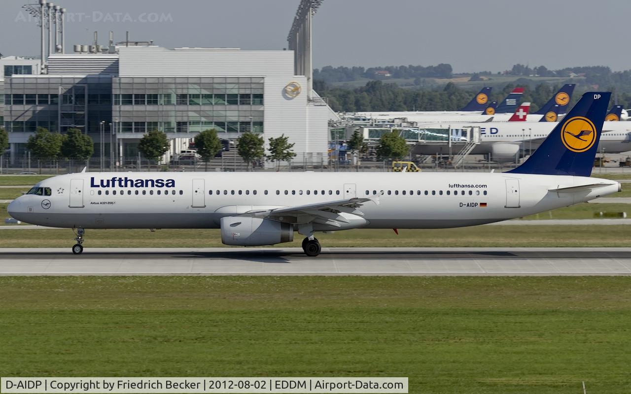 D-AIDP, 2012 Airbus A321-231 C/N 5049, departure from Munich