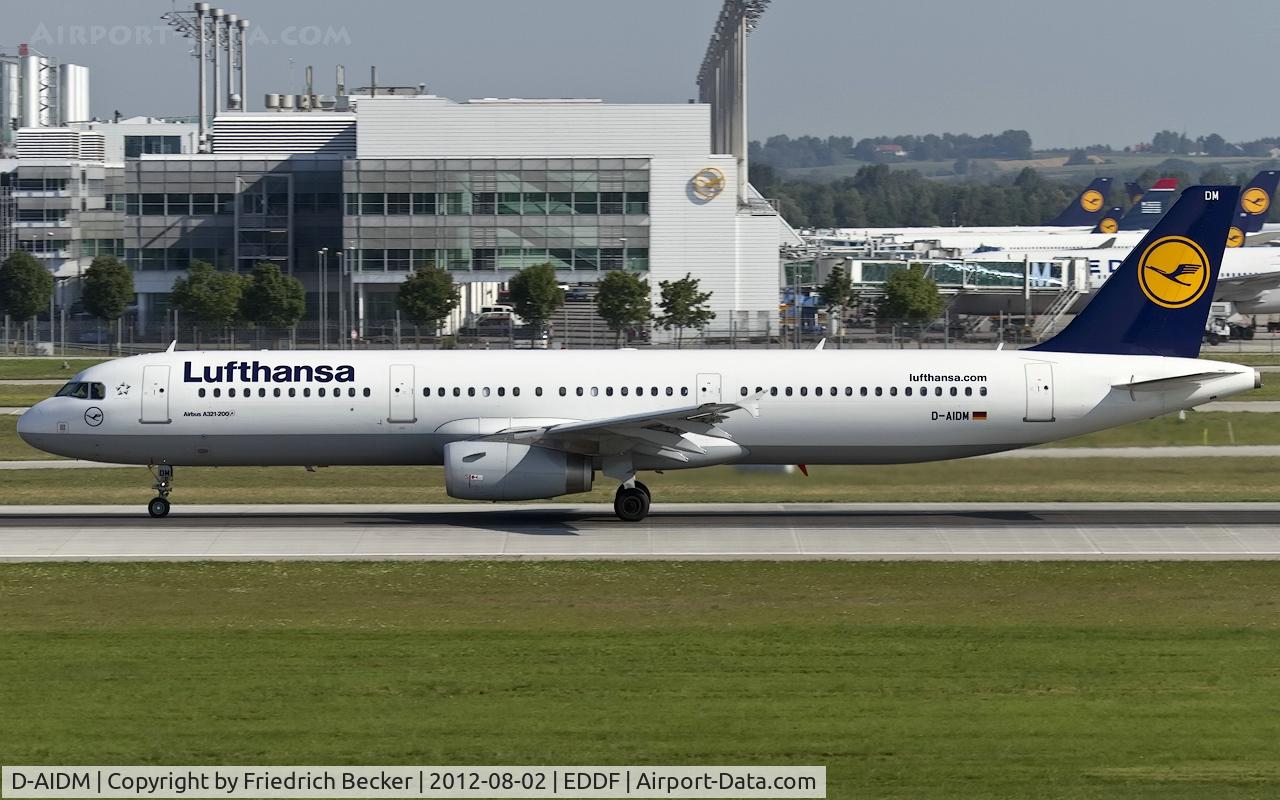 D-AIDM, 2011 Airbus A321-231 C/N 4916, departure from Munich