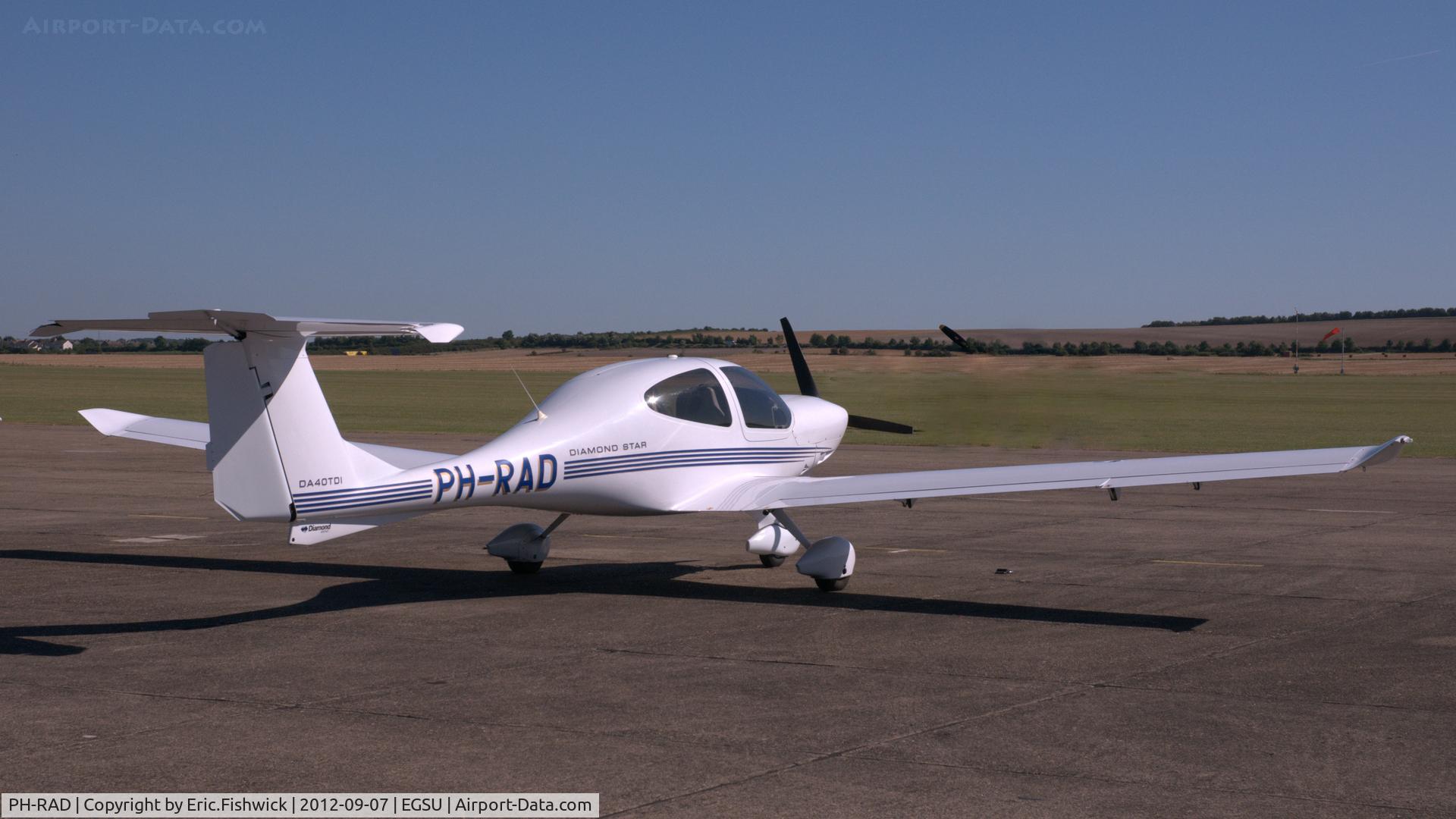 PH-RAD, 2005 Diamond DA-40D Diamond Star C/N D4.161, 2. PH-RAD at Duxford Airfield.