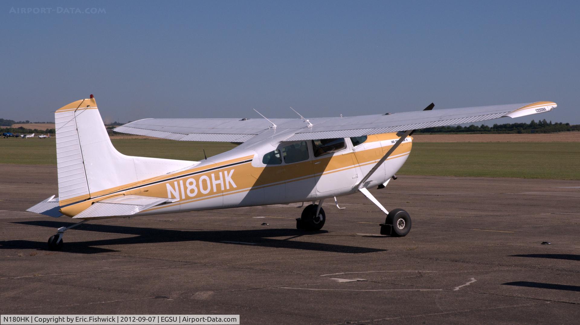 N180HK, 1981 Cessna 180K Skywagon C/N 18053191, 2. N180HK at Duxford Airfield.