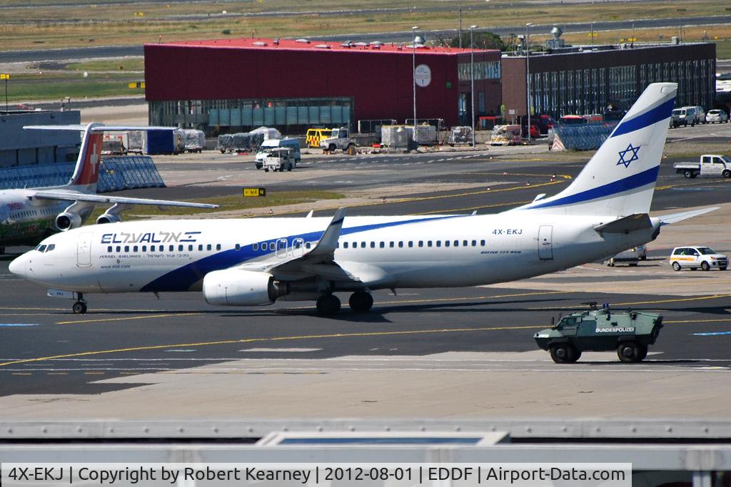 4X-EKJ, 2009 Boeing 737-85P C/N 35486, Taxiing out for departure