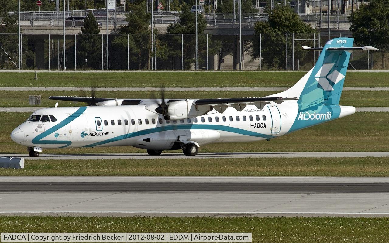 I-ADCA, 2001 ATR 72-212A C/N 658, waiting at the holding point