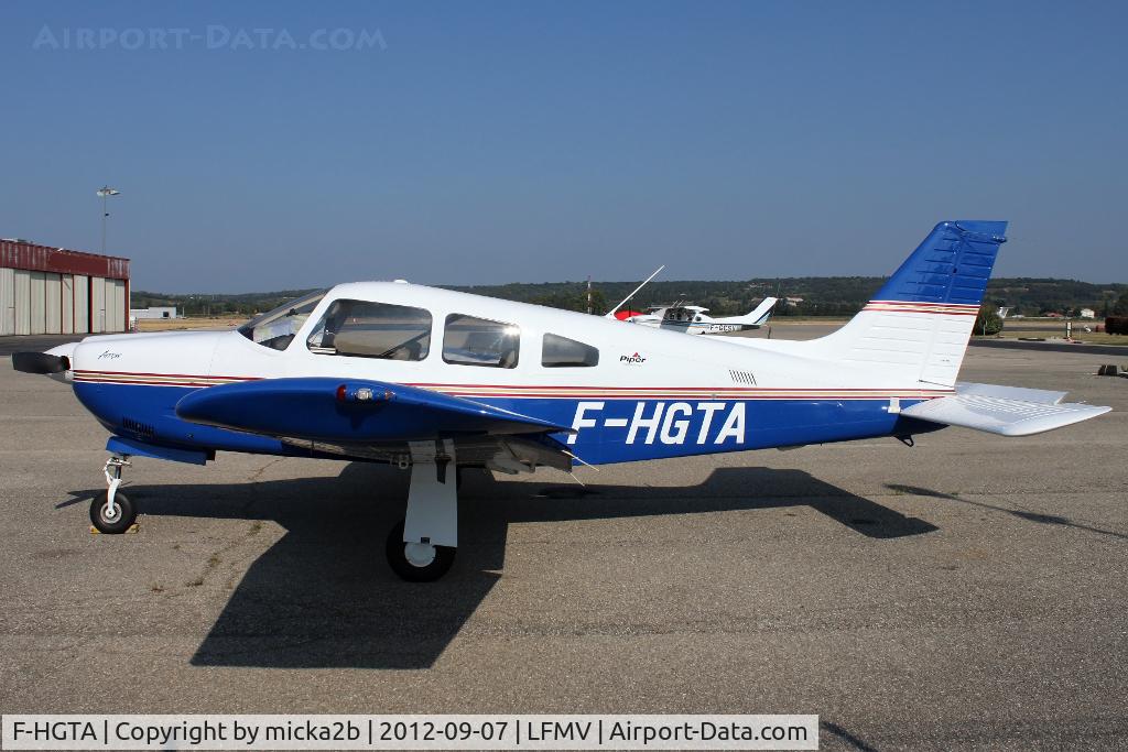 F-HGTA, Piper PA-28-180 Arrow C/N Not found F-HGTA, Parked