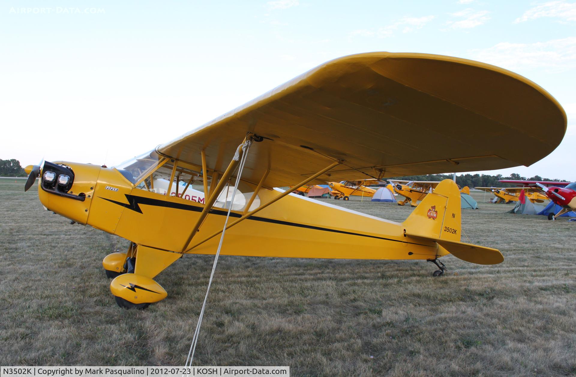 N3502K, 1946 Piper J3C-65 Cub C/N 22192, Piper J3C-65