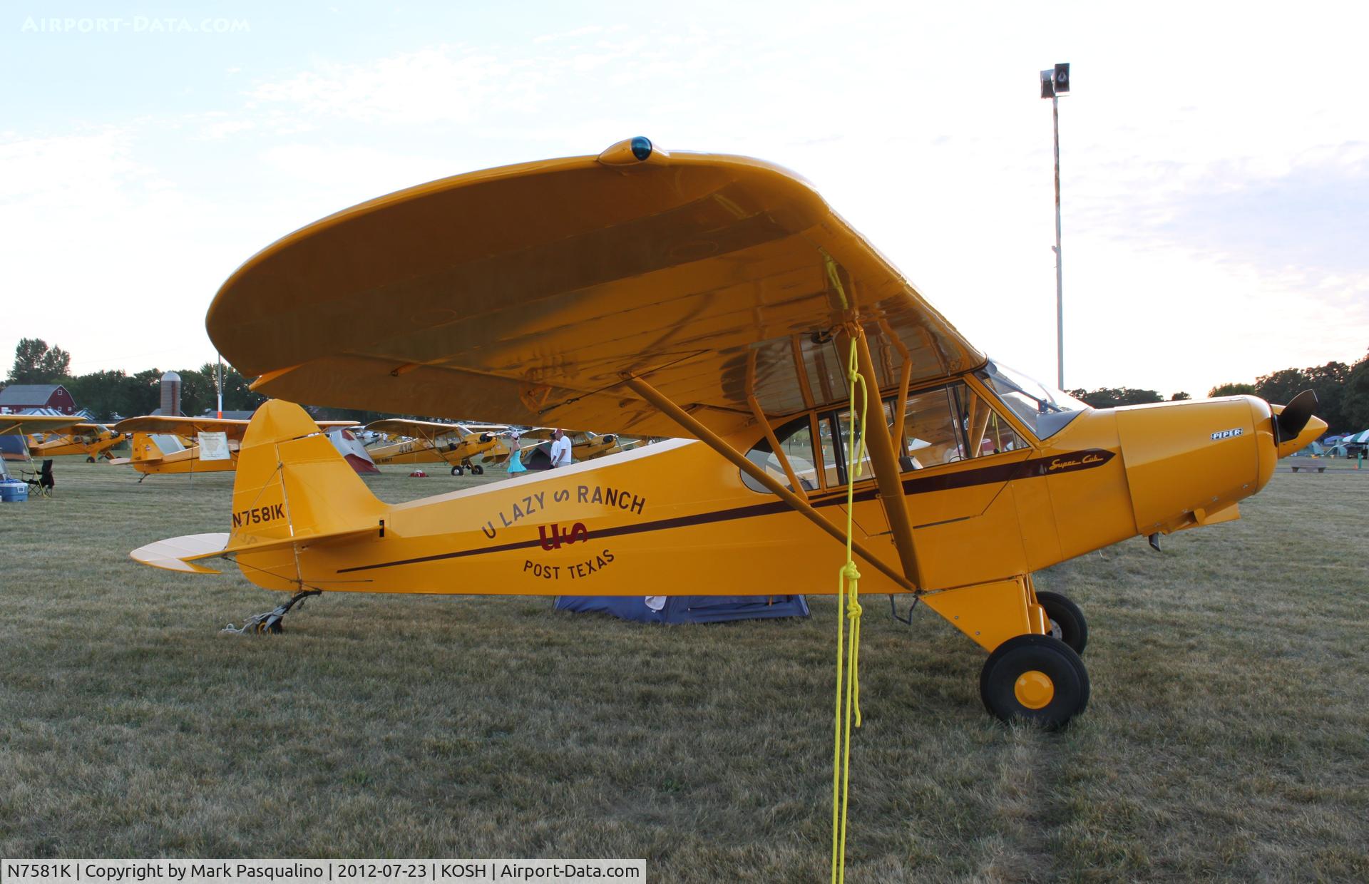 N7581K, 1950 Piper PA-18-105 Super Cub C/N 18-298, Piper PA-18-105