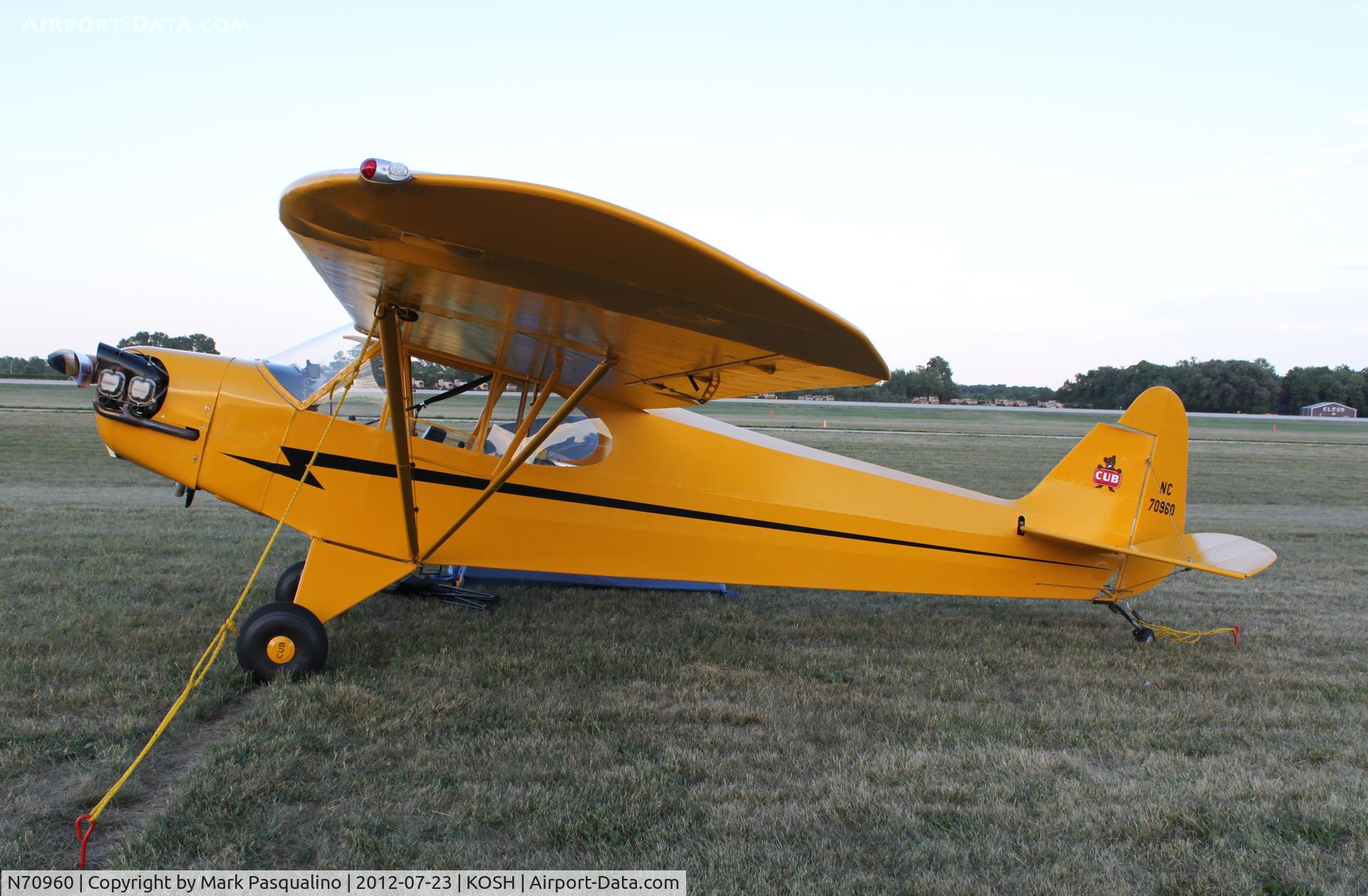 N70960, 1946 Piper J3C-65 Cub C/N 17986, Piper J3C-65