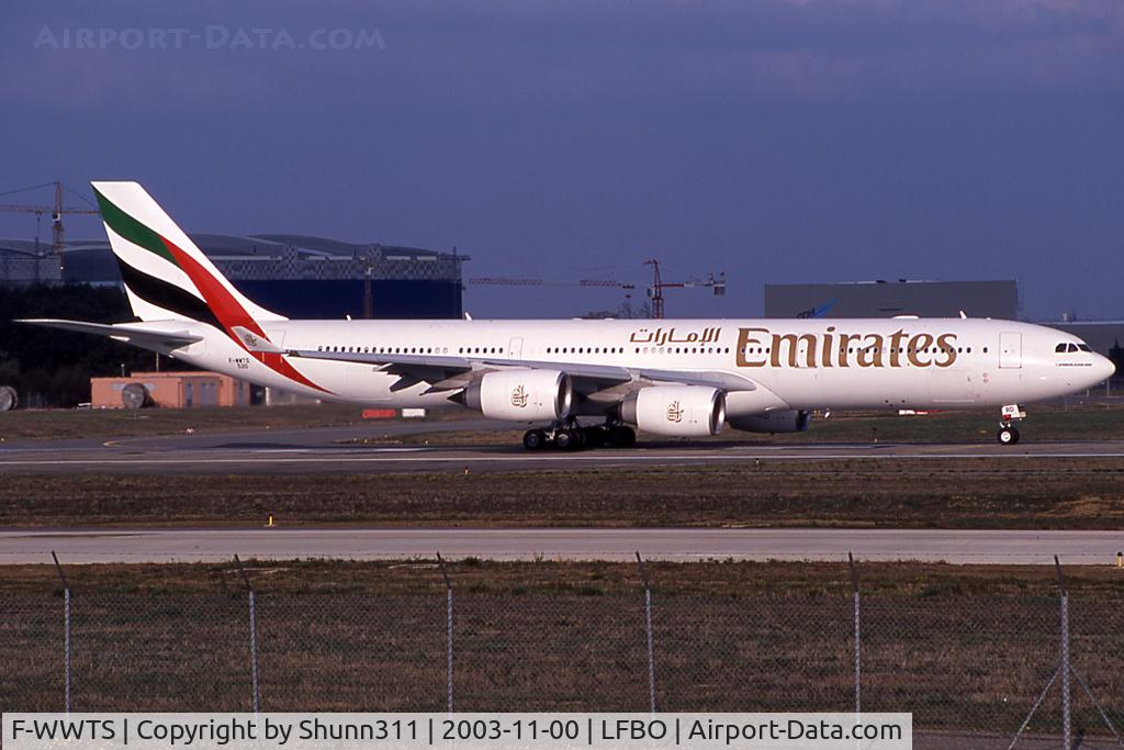 F-WWTS, Airbus A340-541 C/N 520, C/n 0520 - To A6-ERD
