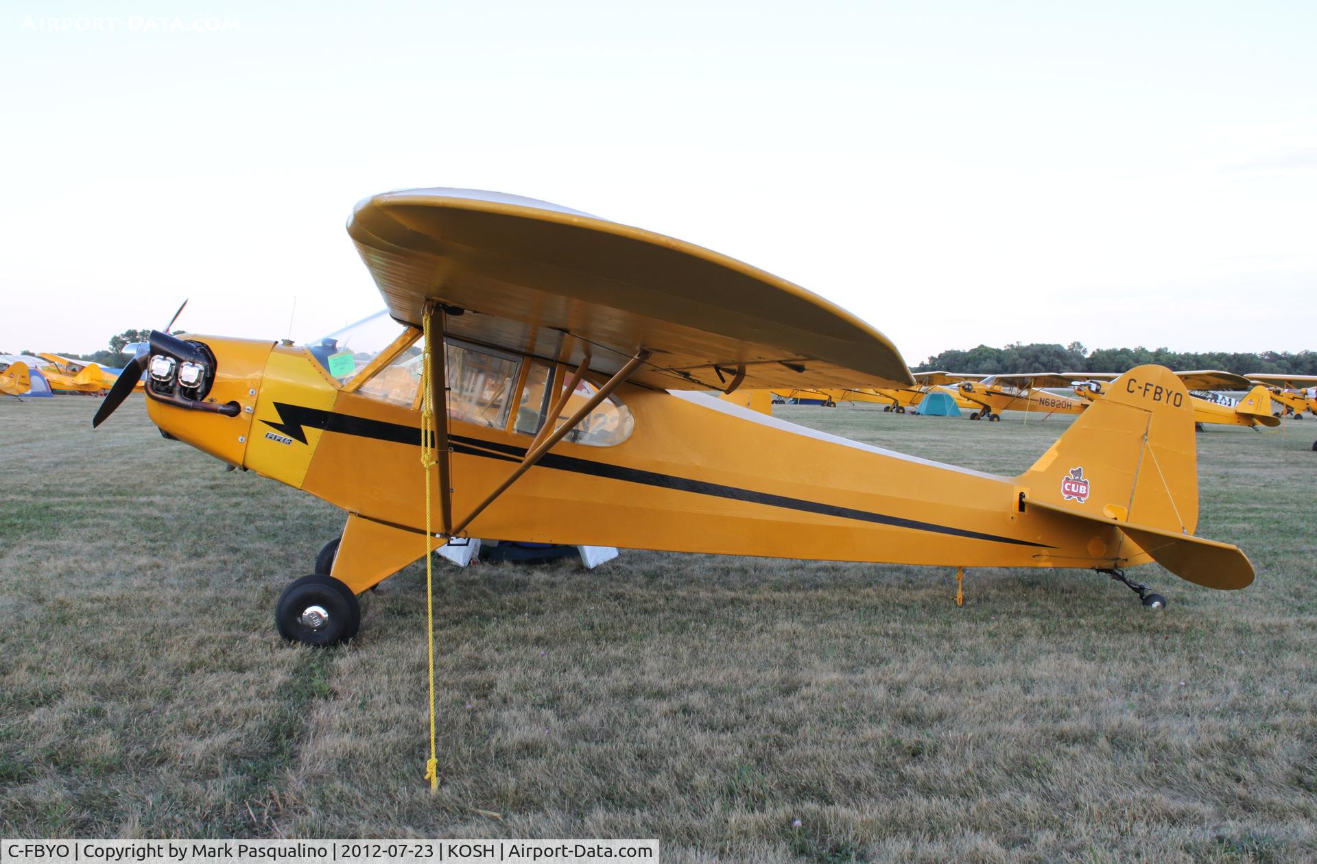 C-FBYO, 1946 Piper J3C-65 Cub Cub C/N 19314, Piper J3C-65