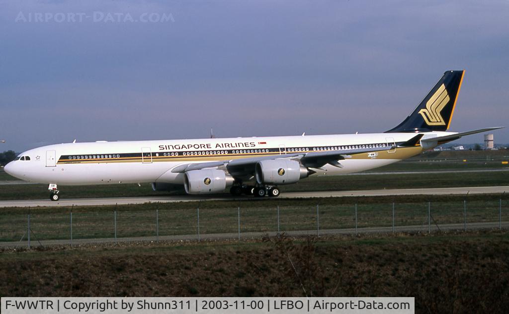 F-WWTR, 2003 Airbus A340-541 C/N 499, C/n 0499 - To be 9V-SGB