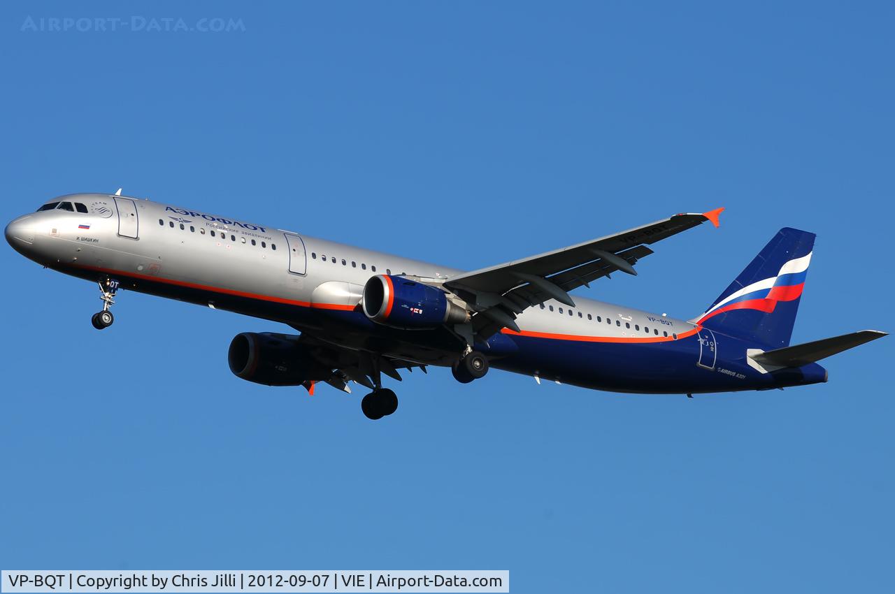 VP-BQT, 2006 Airbus A321-211 C/N 2965, Aeroflot