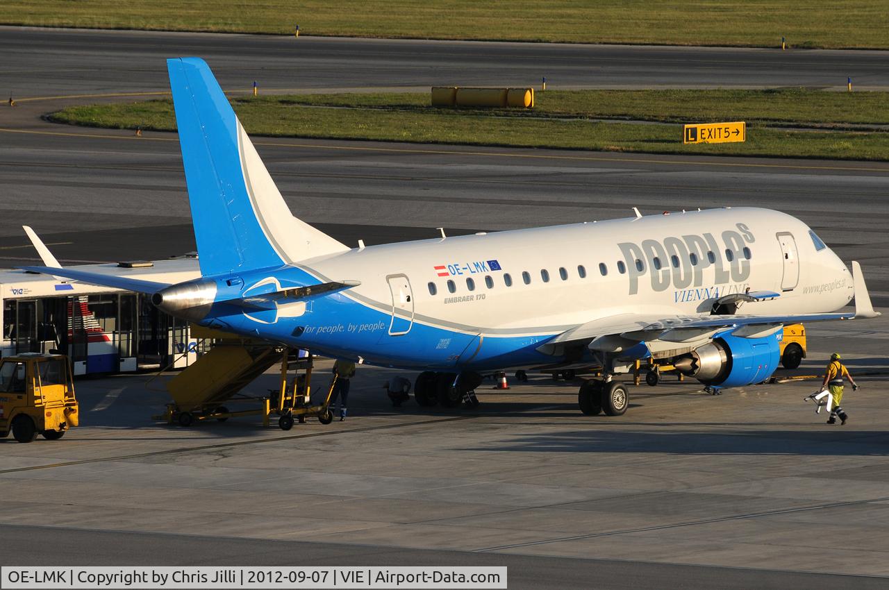 OE-LMK, 2006 Embraer 170LR (ERJ-170-100LR) C/N 17000150, People's Viennaline