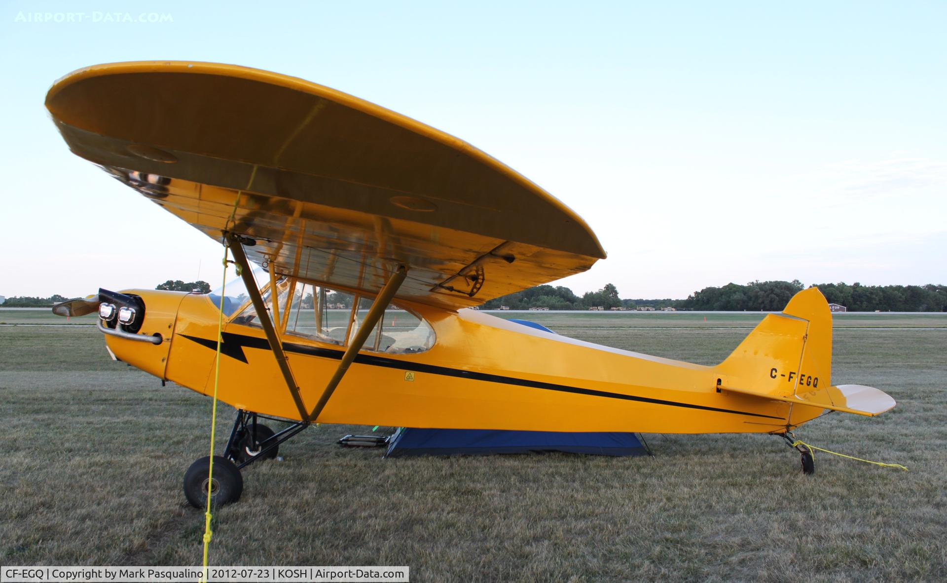 CF-EGQ, 1947 Piper L-4B Cub C/N 243 C, Piper L-4B