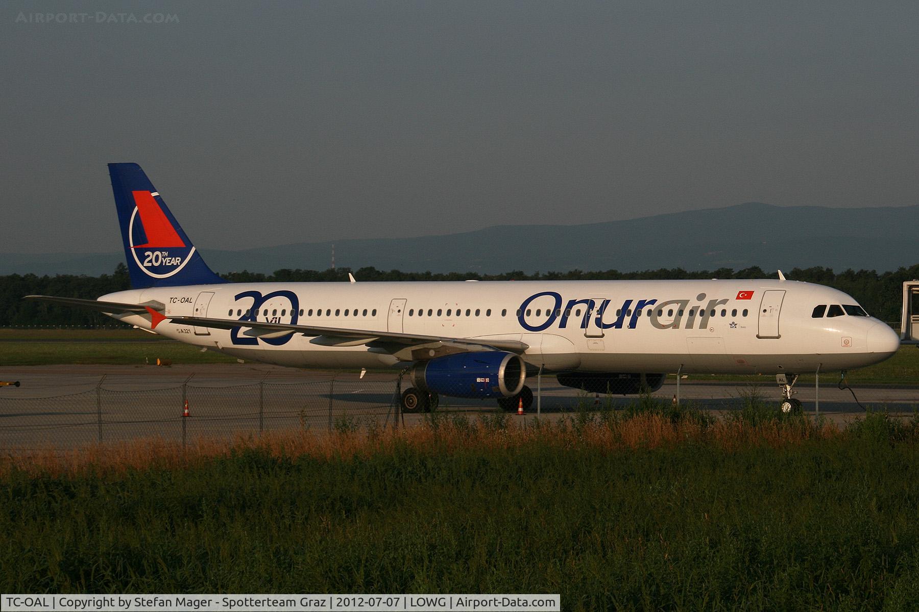 TC-OAL, 1999 Airbus A321-231 C/N 1004, Onur Air A321-231