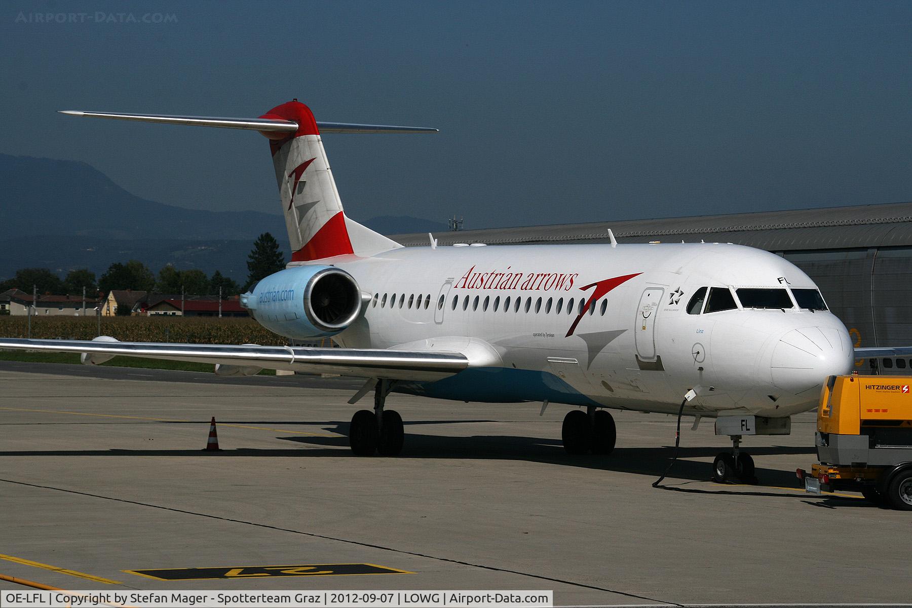 OE-LFL, 1995 Fokker 70 (F-28-0070) C/N 11573, Austrian Arrows F70