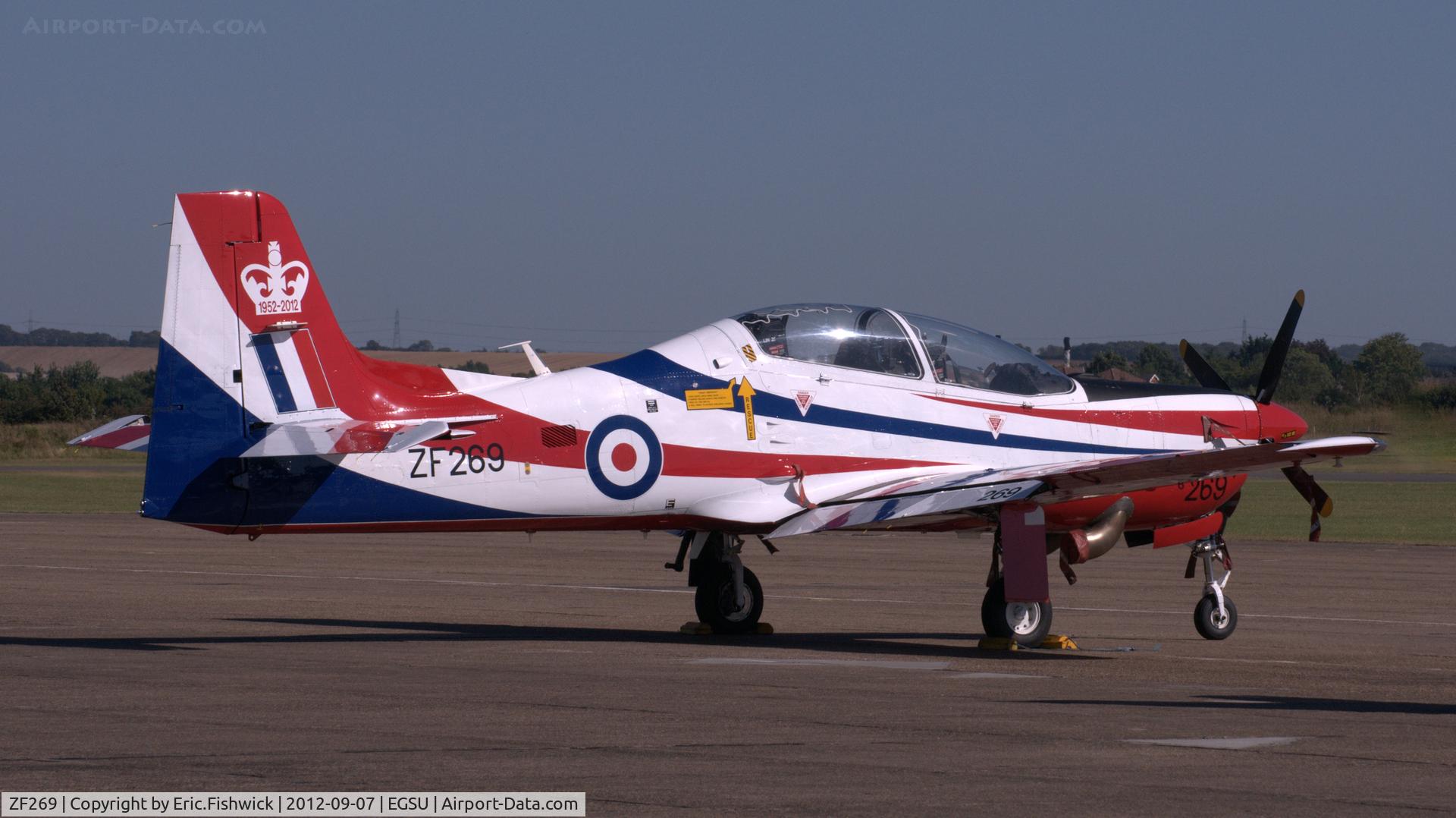 ZF269, 1991 Short S-312 Tucano T1 C/N S070/T53, 2. ZF269 at The Imperial War Museum, Duxford.