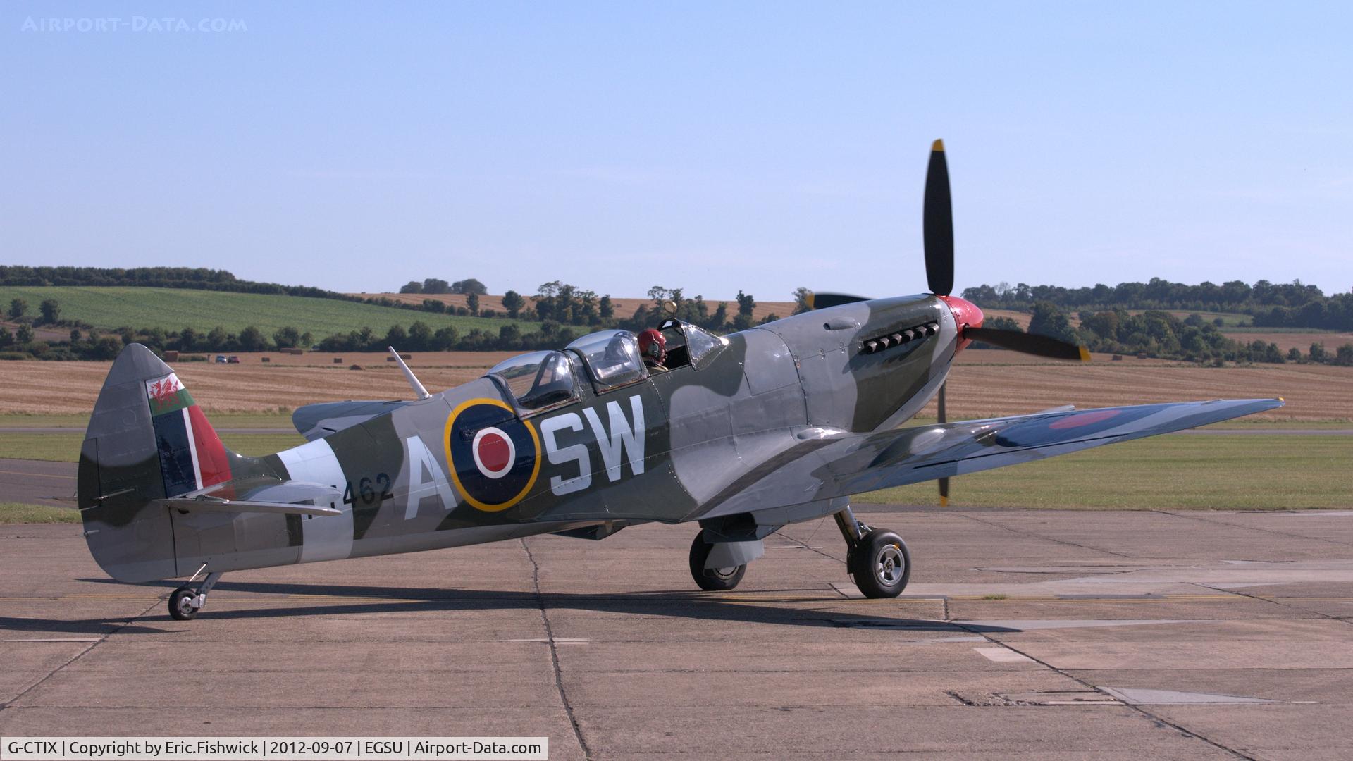 G-CTIX, 1944 Supermarine 509 Spitfire TR.IX (HF.IXe) C/N Not found G-CTIX, 2. G-CTIX at The Imperial War Museum, Duxford, Sept. 2012..