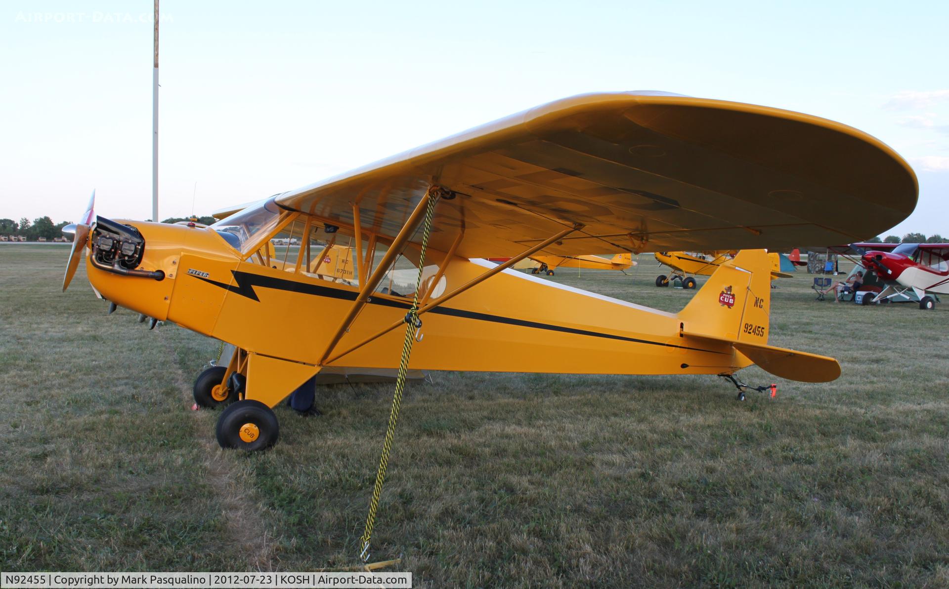 N92455, 1946 Piper J3C-65 Cub C/N 16925, Piper J3C-65