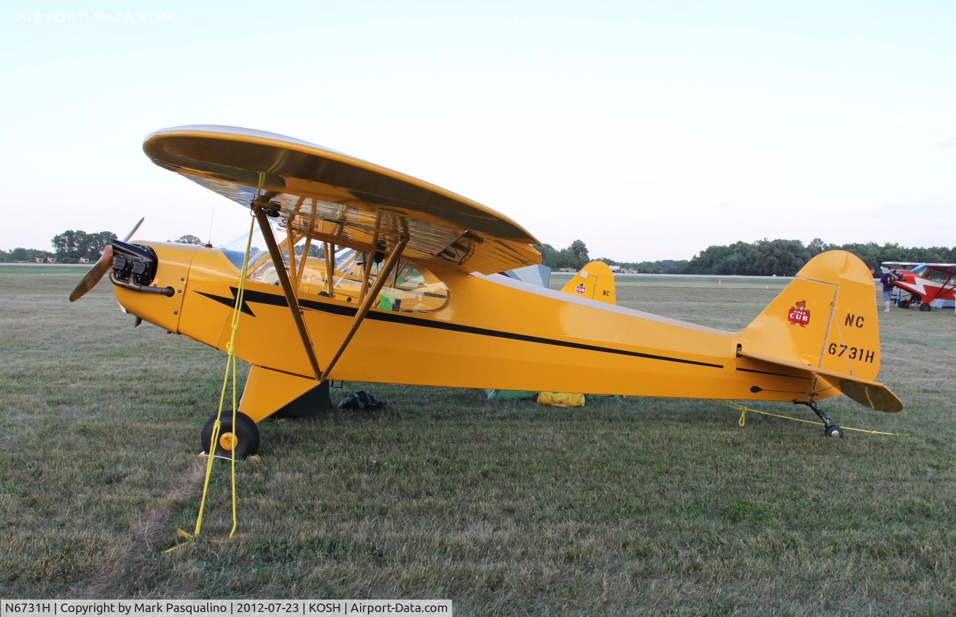 N6731H, 1946 Piper J3C-65 Cub C/N 19942, Piper J3C-65