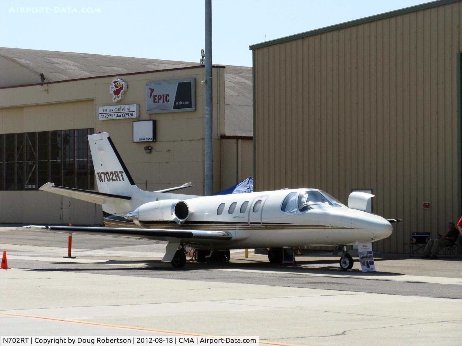 N702RT, 1984 Cessna 501 C/N 501-0683, 1984 Cessna 501 CITATION I/SP Jet, two P&W JT15D-1A Turbofans, 2,200 lb thrust each. Certified for single pilot operation.