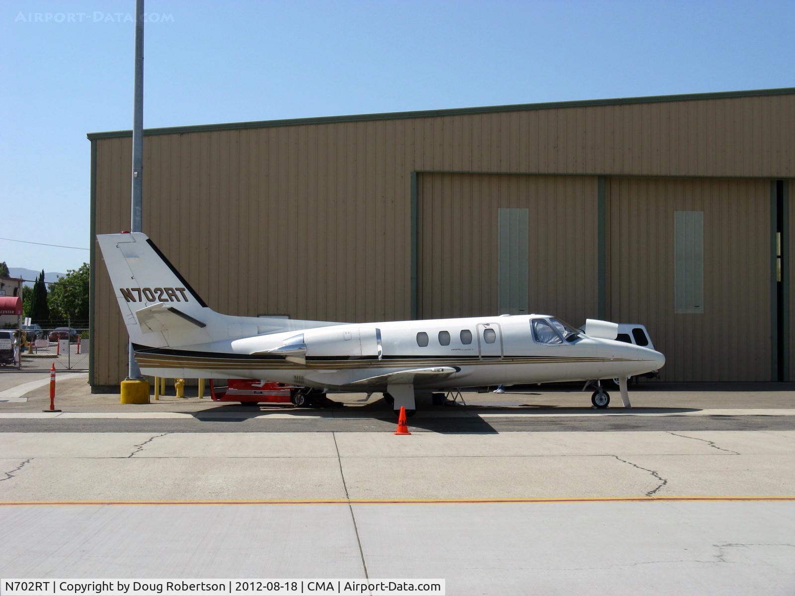 N702RT, 1984 Cessna 501 C/N 501-0683, 1984 Cessna 501 CITATION I/SP Jet, two P&W JT15D-1A Turbofans 2,200 lb thrust each. Certified for single pilot operation.