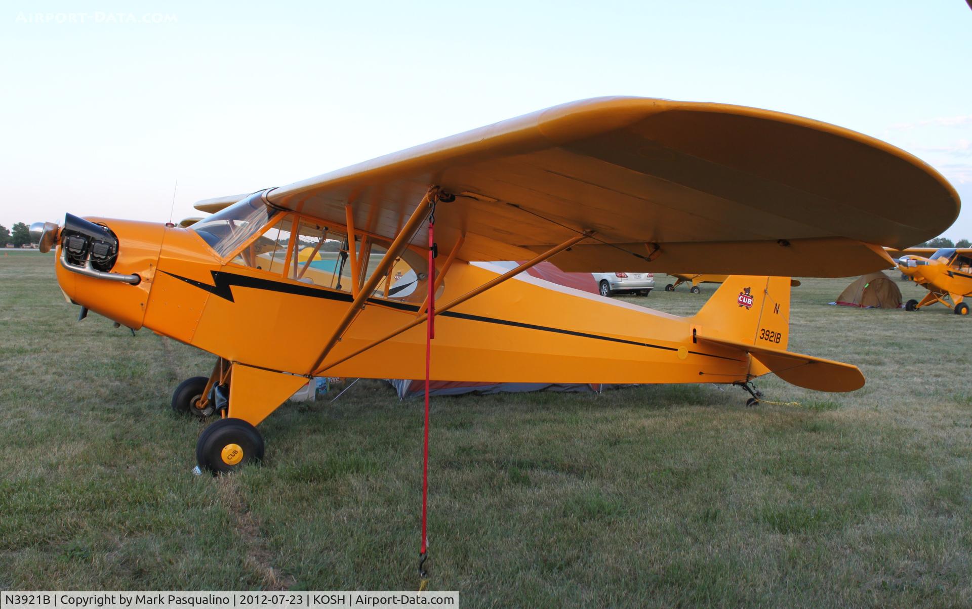 N3921B, 1949 Piper J3C-65 Cub C/N 13357, Piper J3C-65