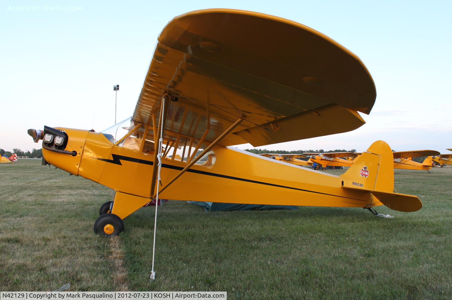 N42129, 1945 Piper J3C-65 Cub C/N 14355, Piper J3C-65