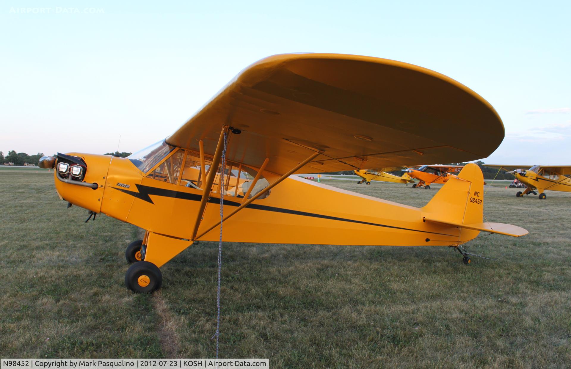 N98452, 1946 Piper J-3 Cub C/N 18643, Piper J3C-65