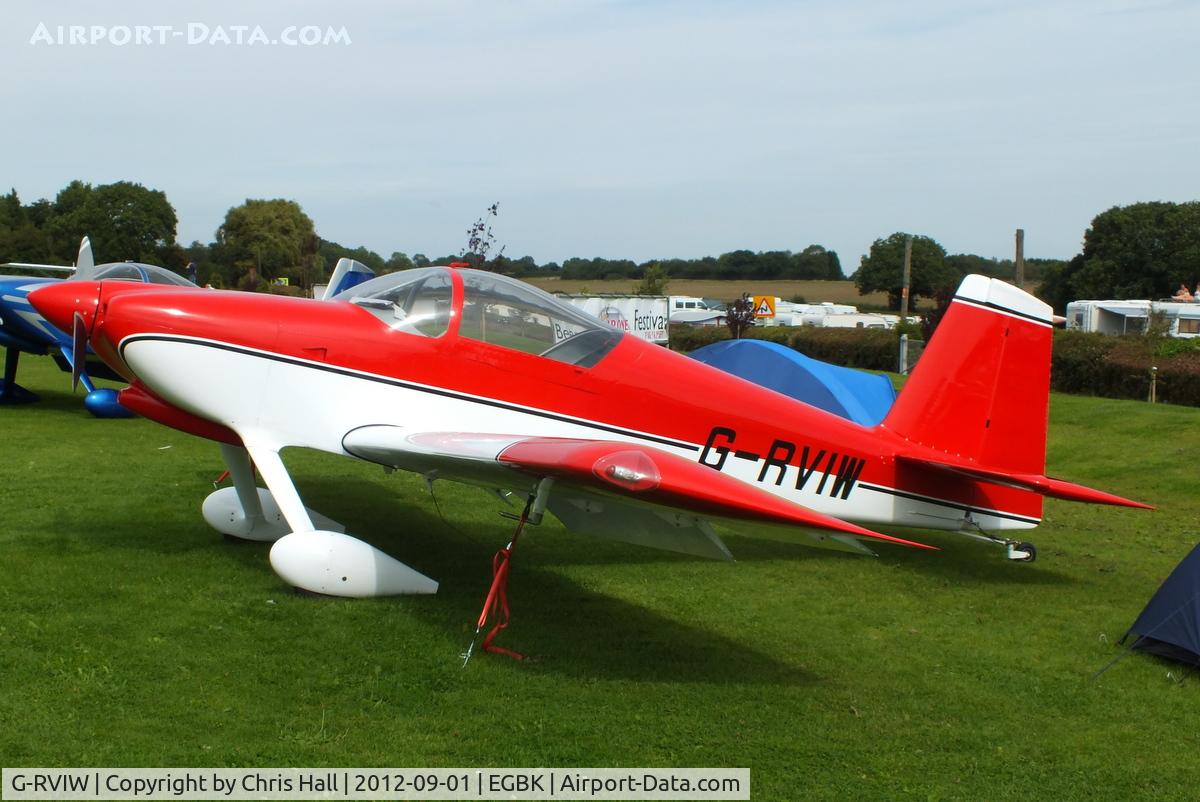 G-RVIW, 2010 Vans RV-9 C/N PFA 320-13924, at the LAA Rally 2012, Sywell